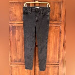 Madewell High Rise Skinny Black Jeans | Size 30 | Great Condition